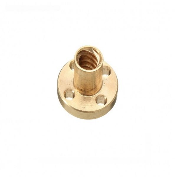 tuerca TR12 para Husillo, screw trapezoidal, tornillo trapezoidal, tornillo de potencia modelo TR12x8mm